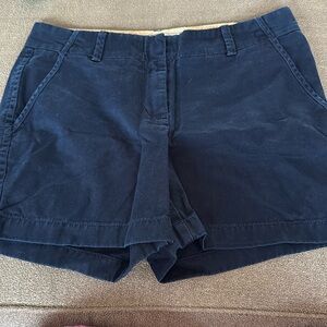 J. Crew Women’s Navy Blue Broken-In Chino Shorts Size 4 (NH)